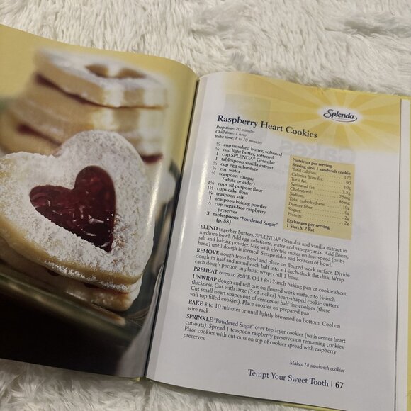 Splenda No Calorie Sweetener cookbook Vintage hardcover - Picture 7 of 11